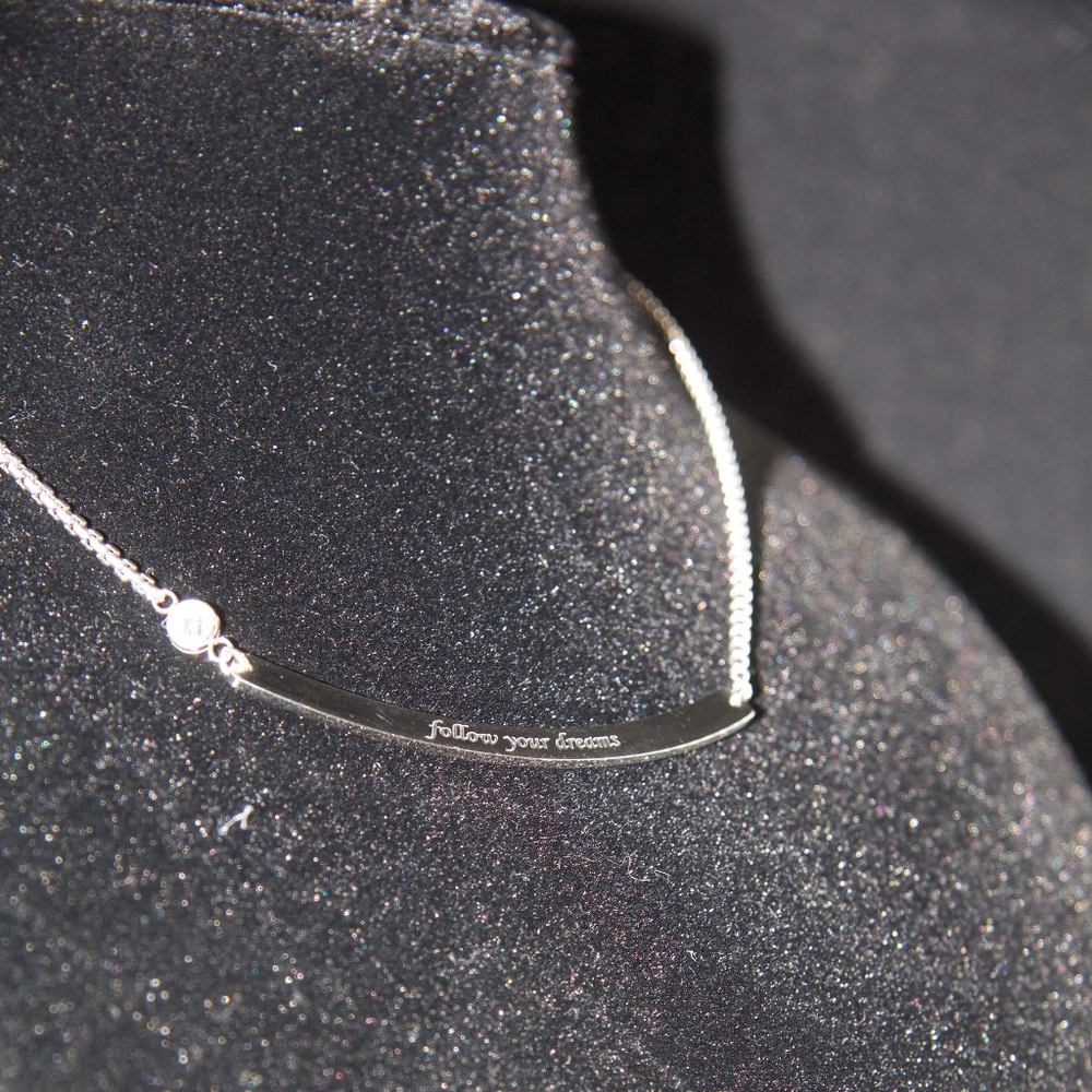 Follow Your Dreams 14kt Gold Dipped Swarovski - image 1